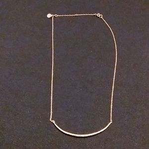 Stella & Dot Gold Arch Necklace